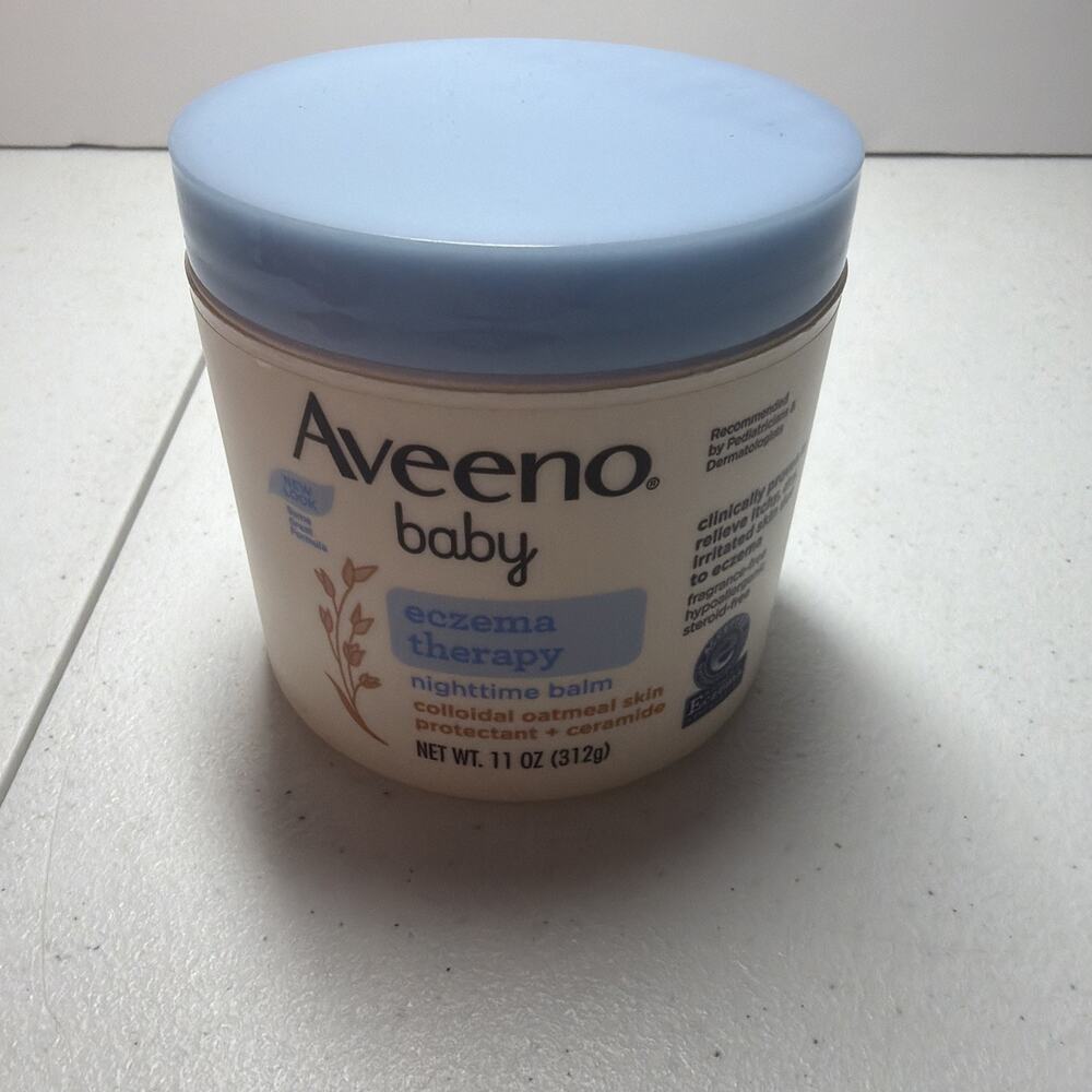 Aveeno Baby Eczema Therapy Nighttime Balm, Large Size 11 oz - Brand NEW!
